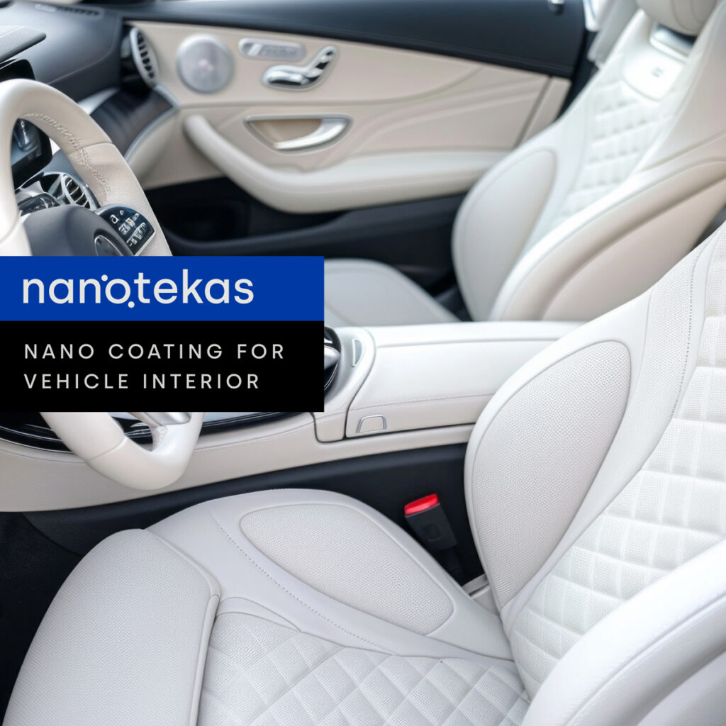 Nano coating for vehicle interior